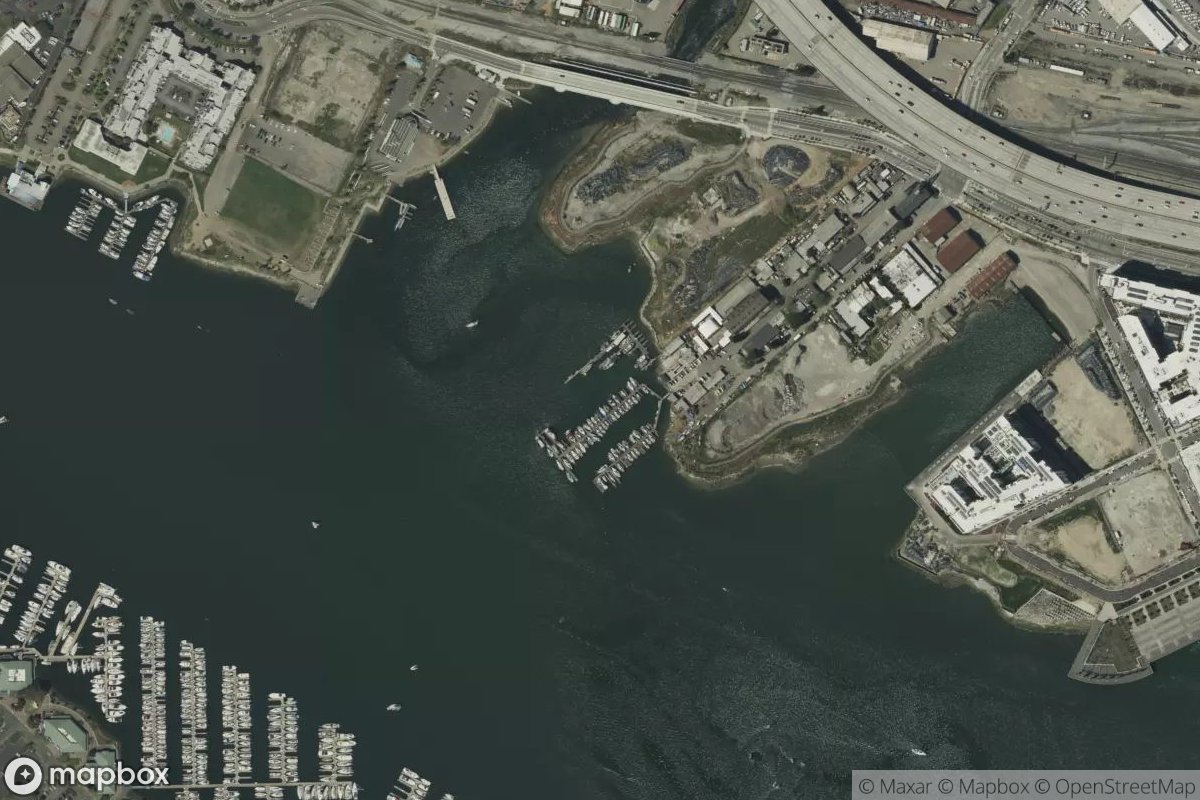 Satellite view of 5th Avenue Marina