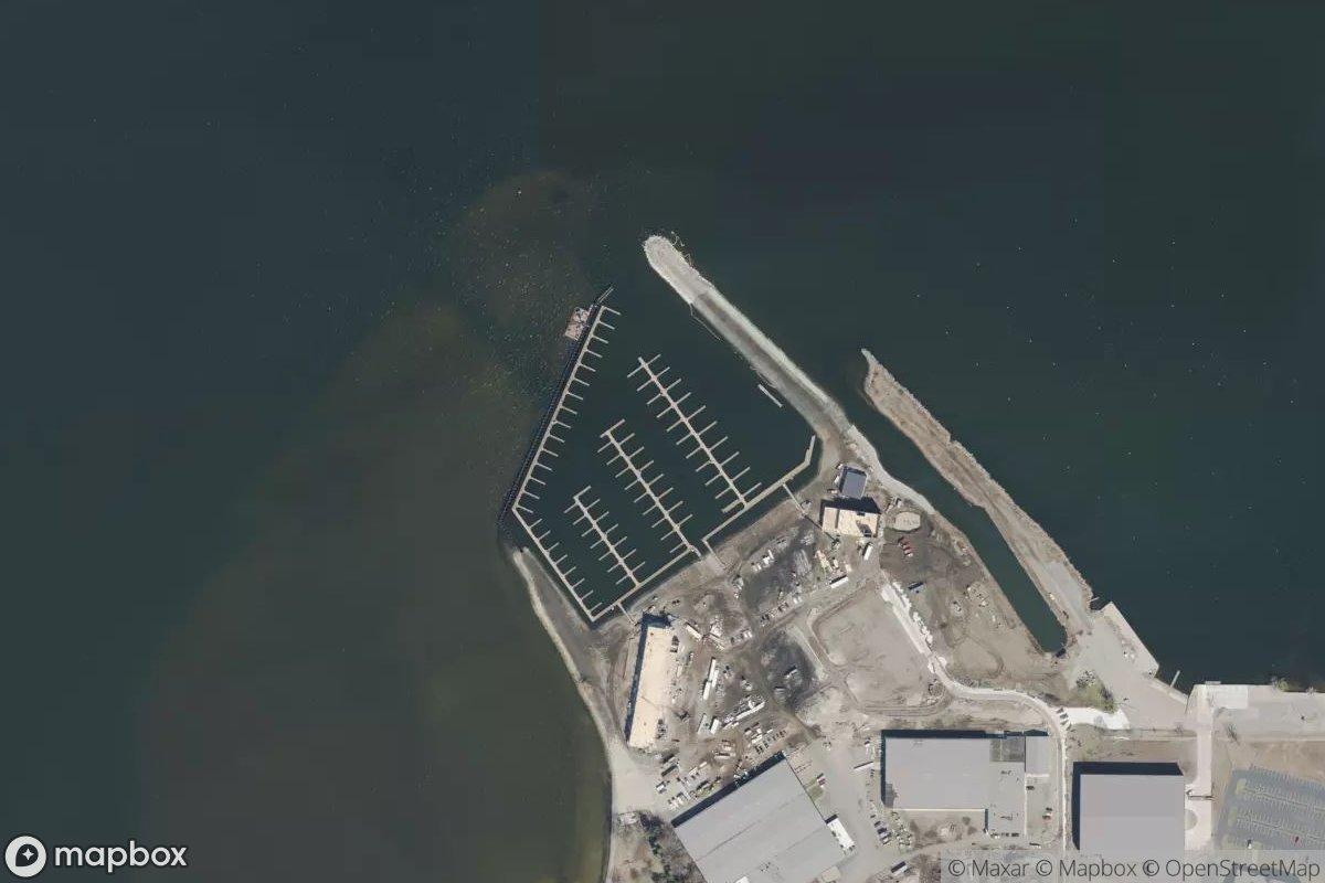Satellite view of Adelaide Pointe Marina