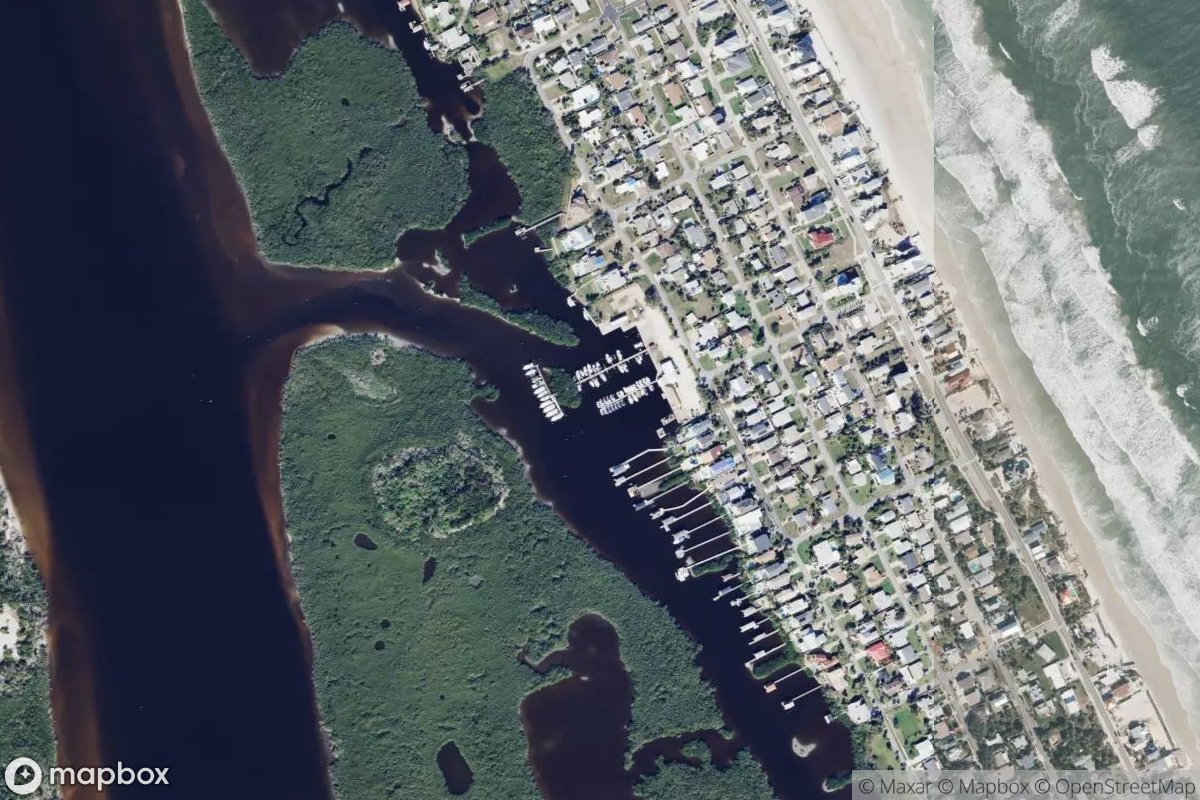 Satellite view of Adventure Yacht Harbor Marina
