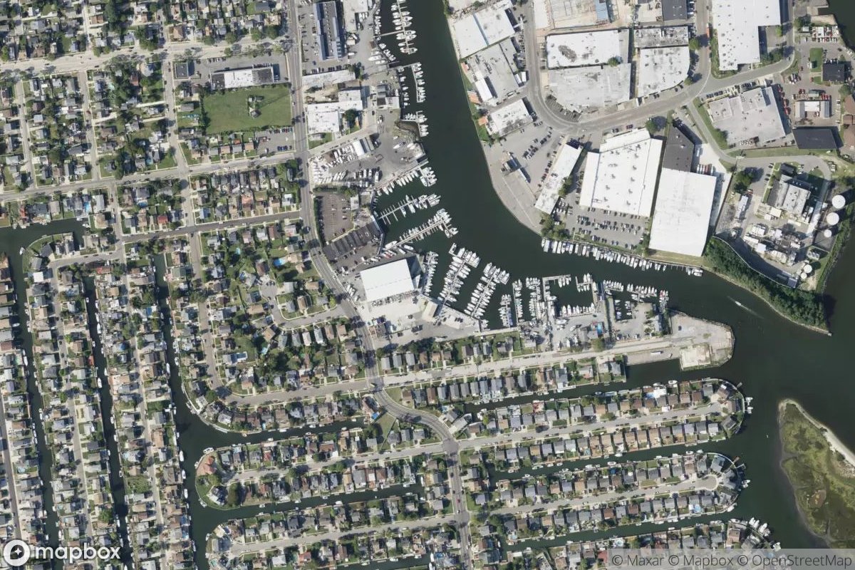 Satellite view of Al Grovers High & Dry Marina
