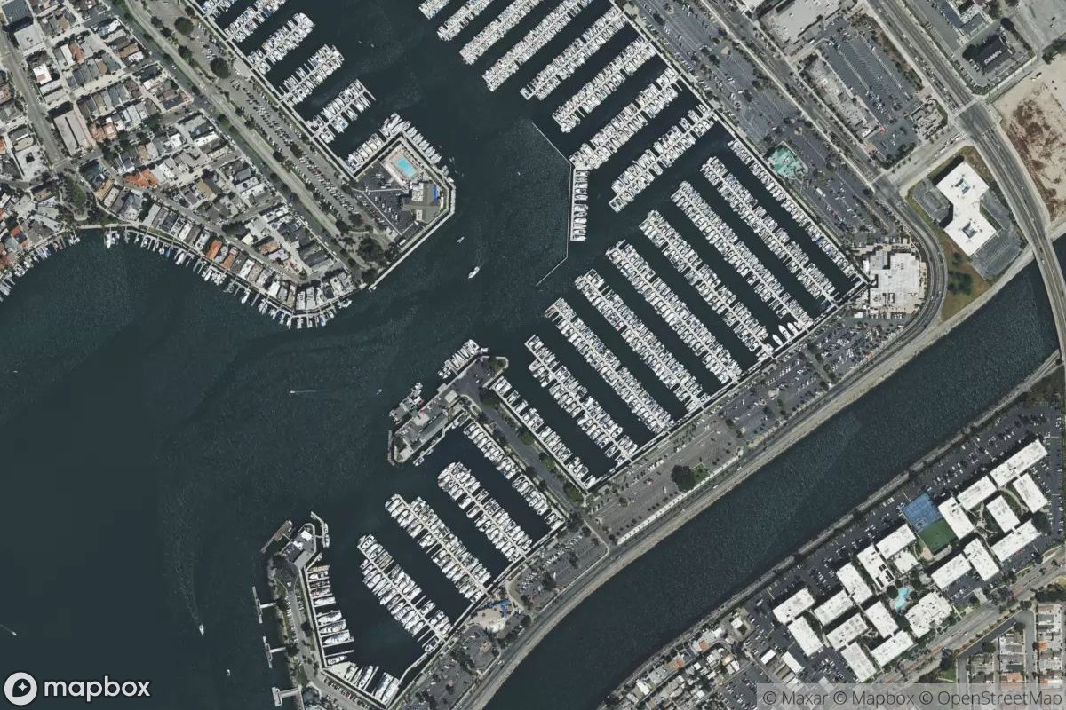 Satellite view of Alamitos Bay Marina