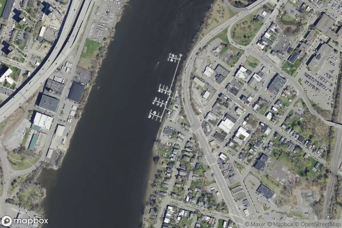 Satellite view of Albany Yacht Club