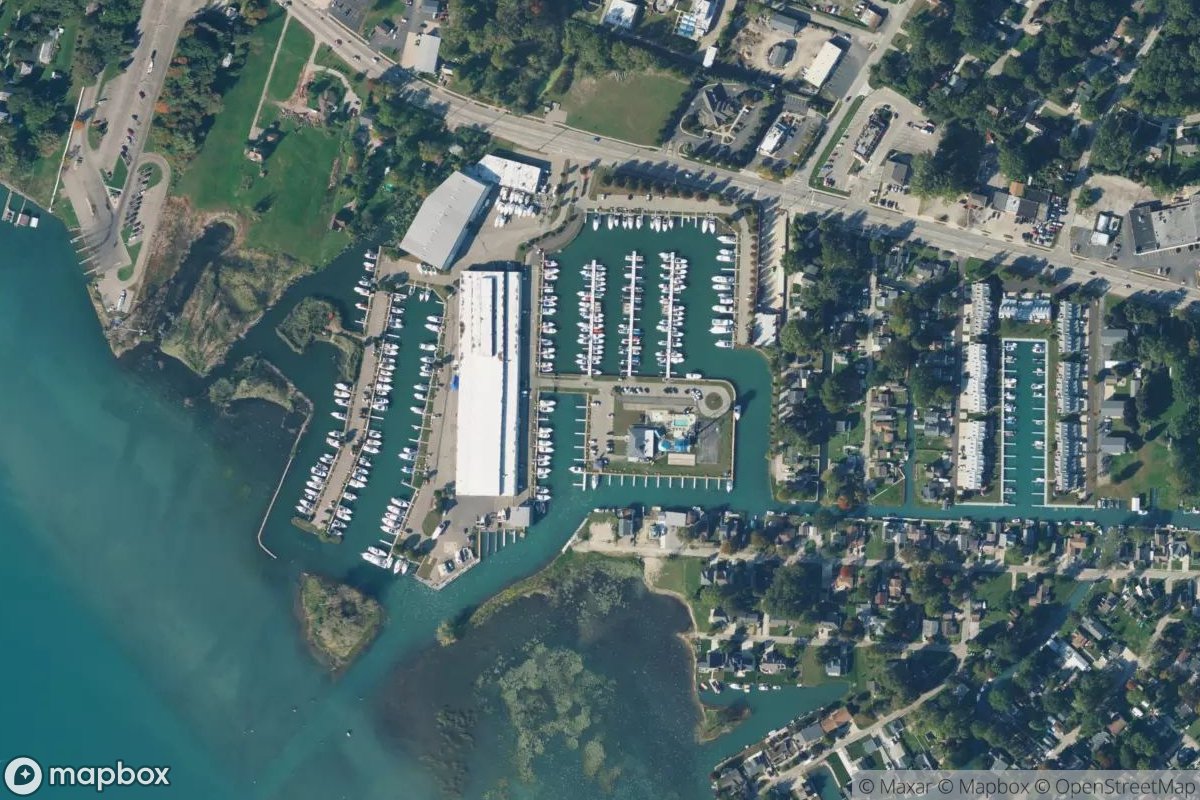 Satellite view of Algonac Harbour Club