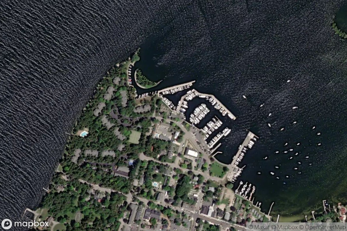 Satellite view of Alibi Dock Marina
