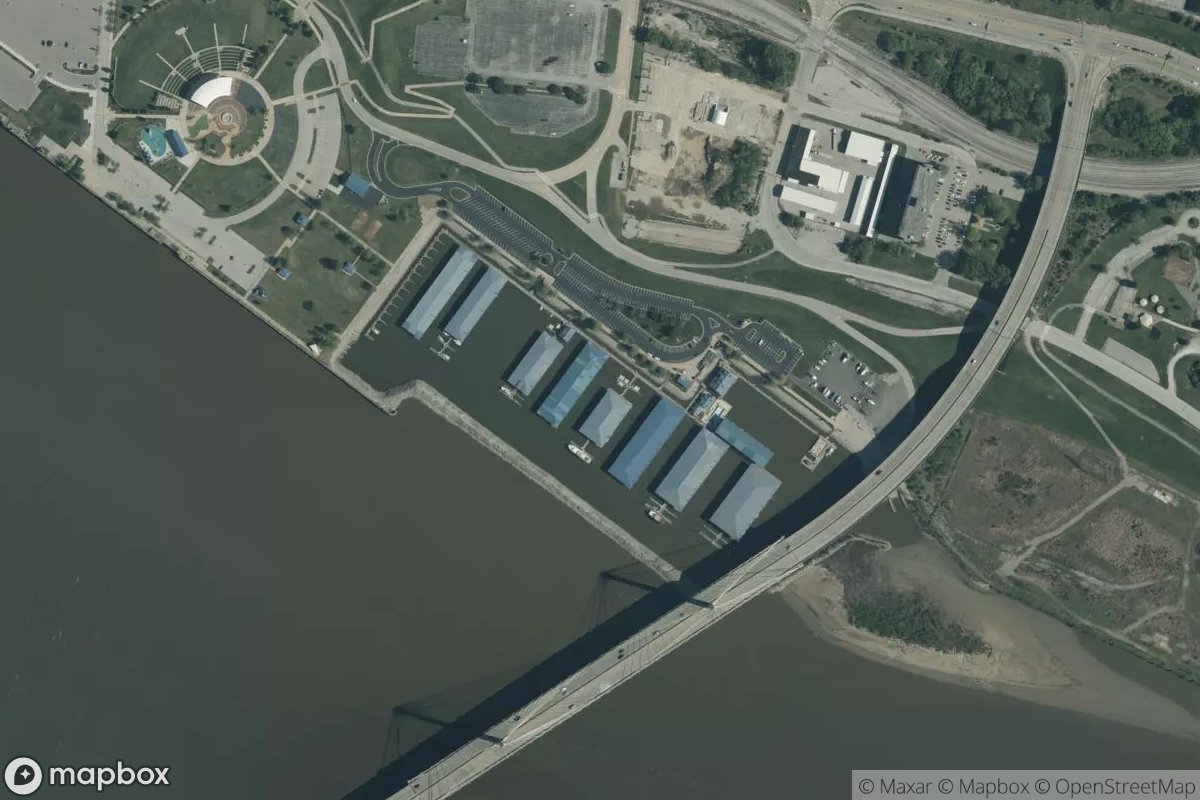 Satellite view of Alton Marina