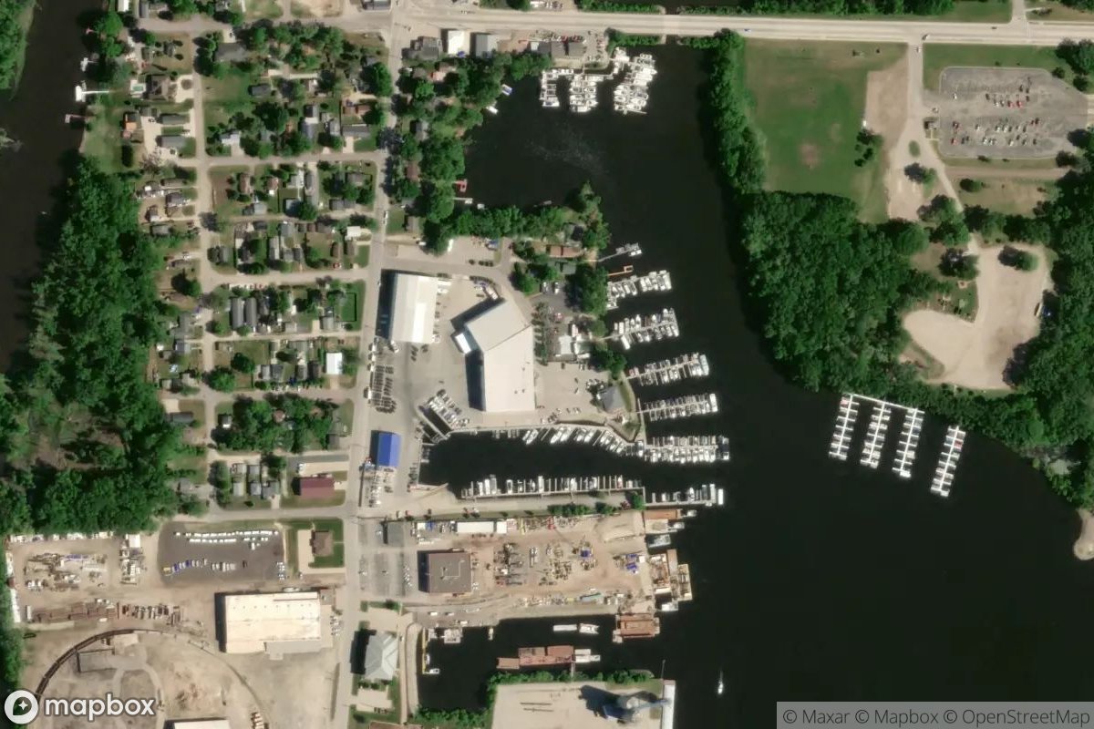 Satellite view of American Marine