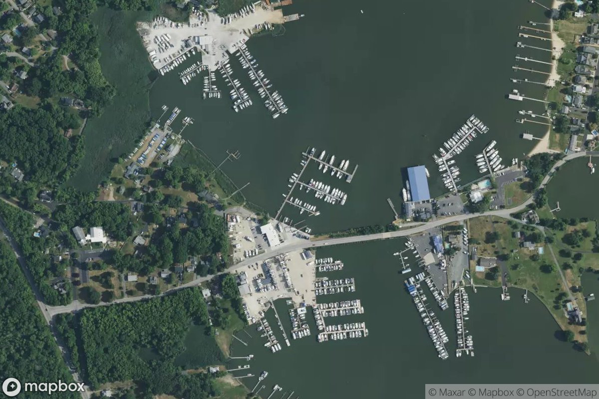 Satellite view of Anchor Yacht Basin