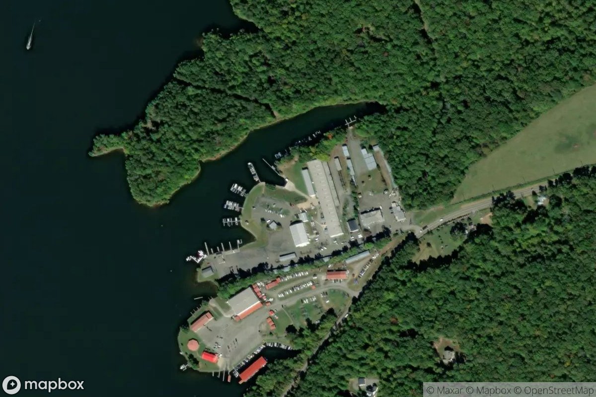 Satellite view of Anna Point Marina