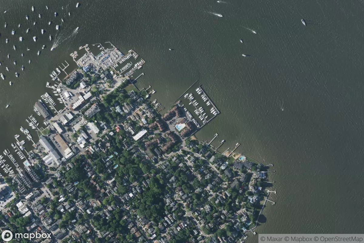 Satellite view of Annapolis Maryland Capital Yacht Club