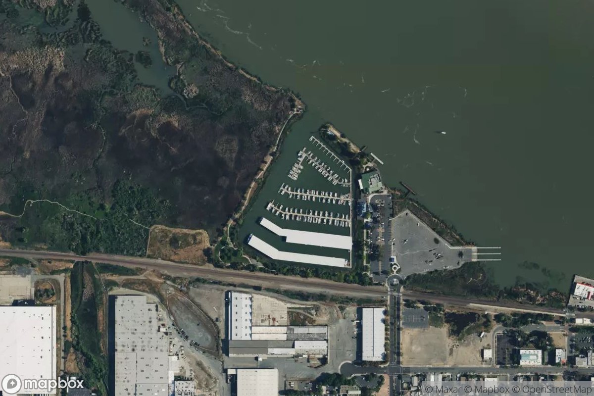 Satellite view of Antioch Marina