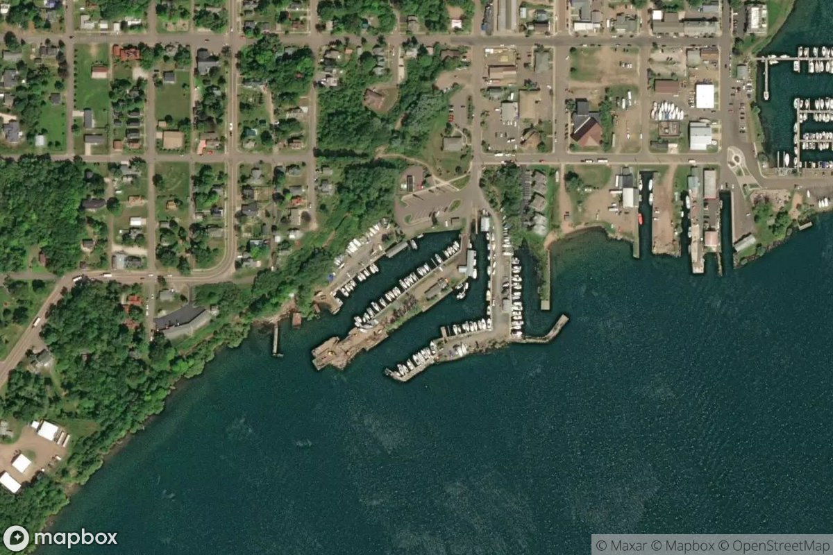 Satellite view of Apostle Islands Yacht Club