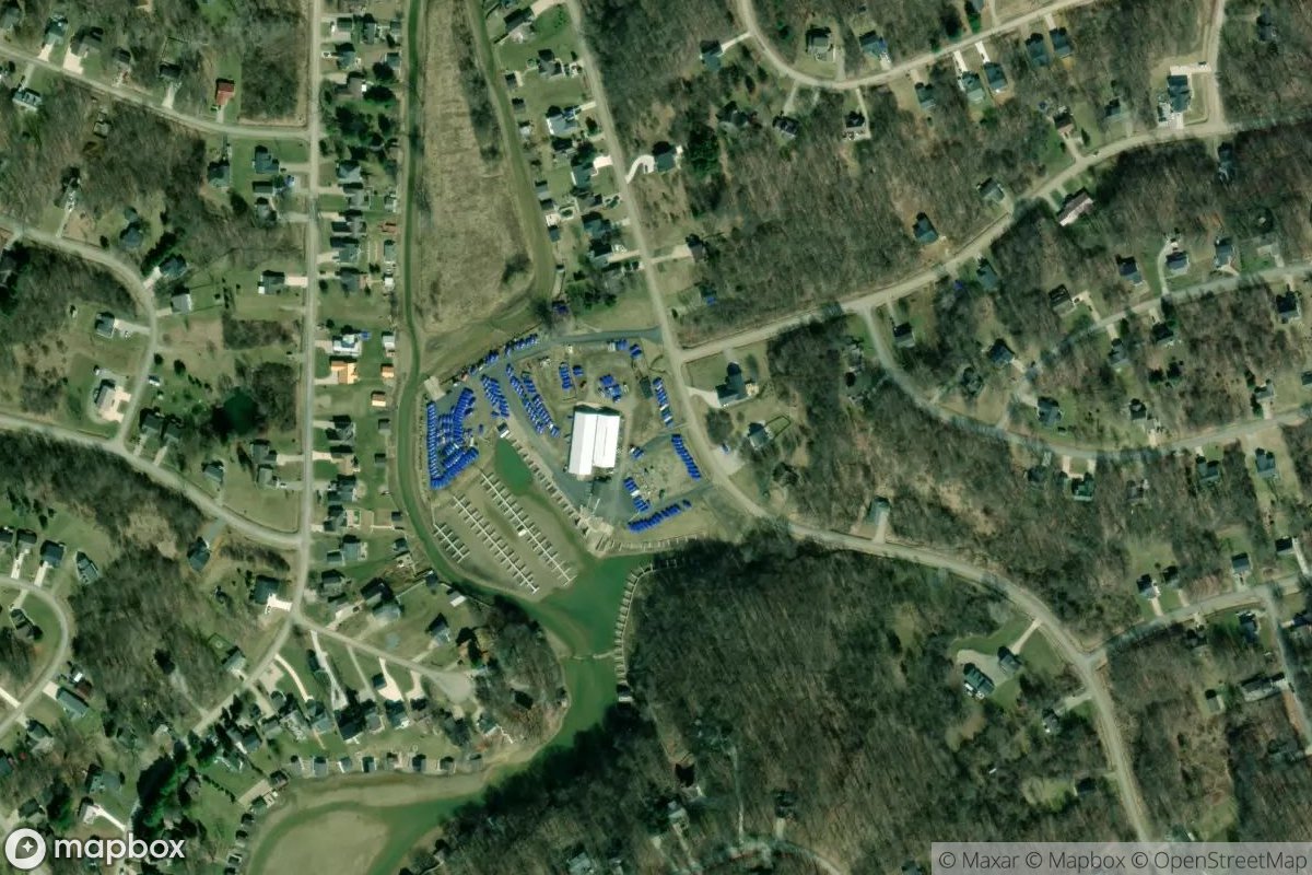 Satellite view of Apple Valley Marina