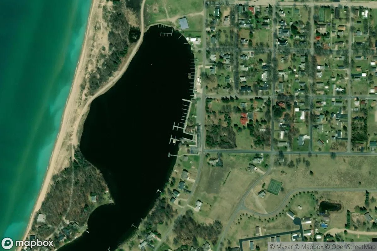Satellite view of Arcadia Veterans Memorial Marina
