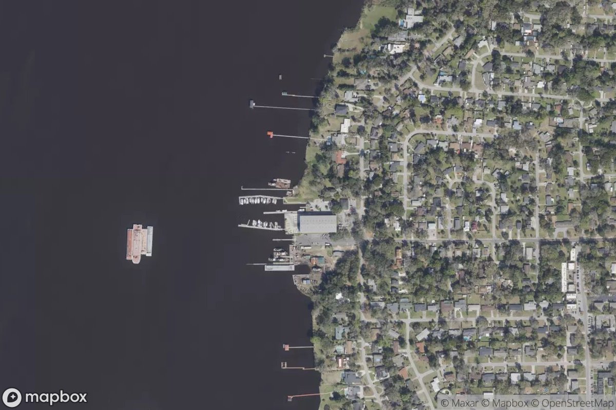 Satellite view of Arlington Marina