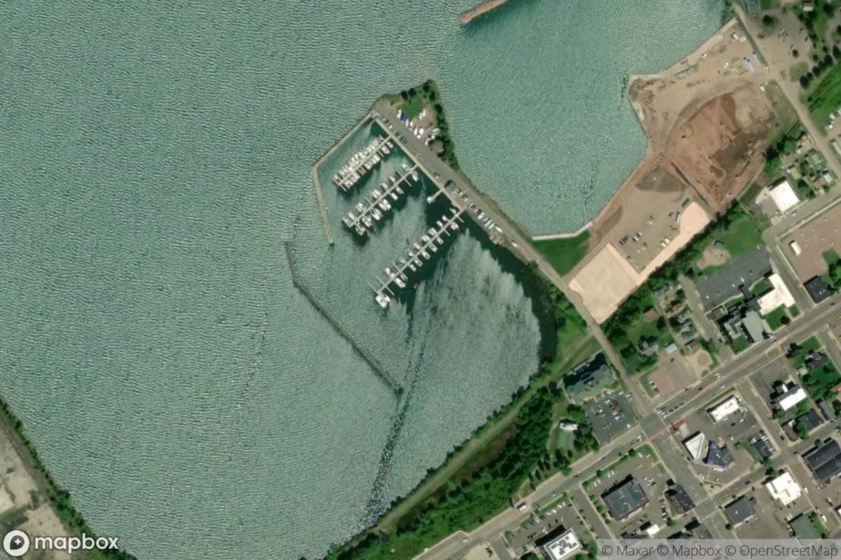 Satellite view of Ashland Marina
