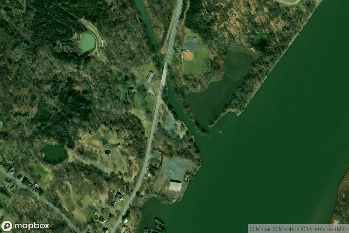 Satellite view of Athens State Boat Launch