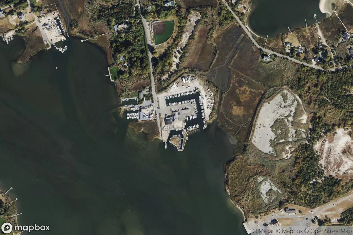 Satellite view of Atlantic Cove Marina