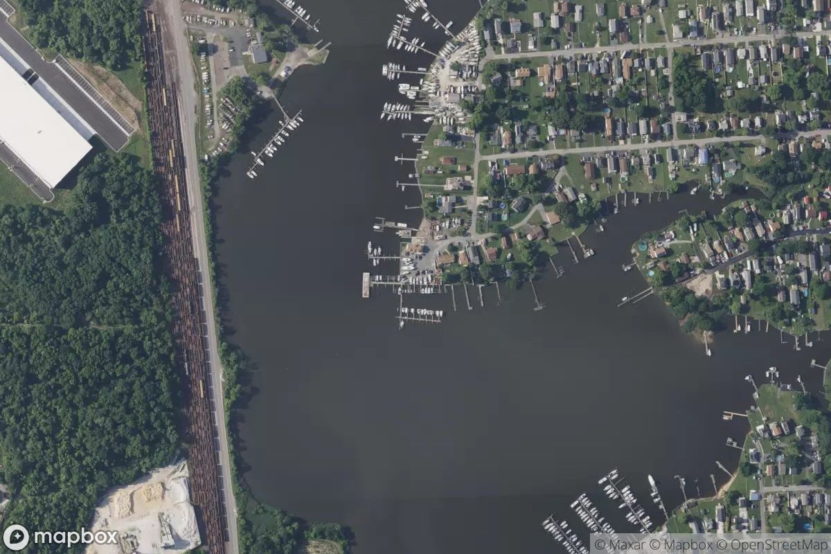 Satellite view of Atlantis Marina