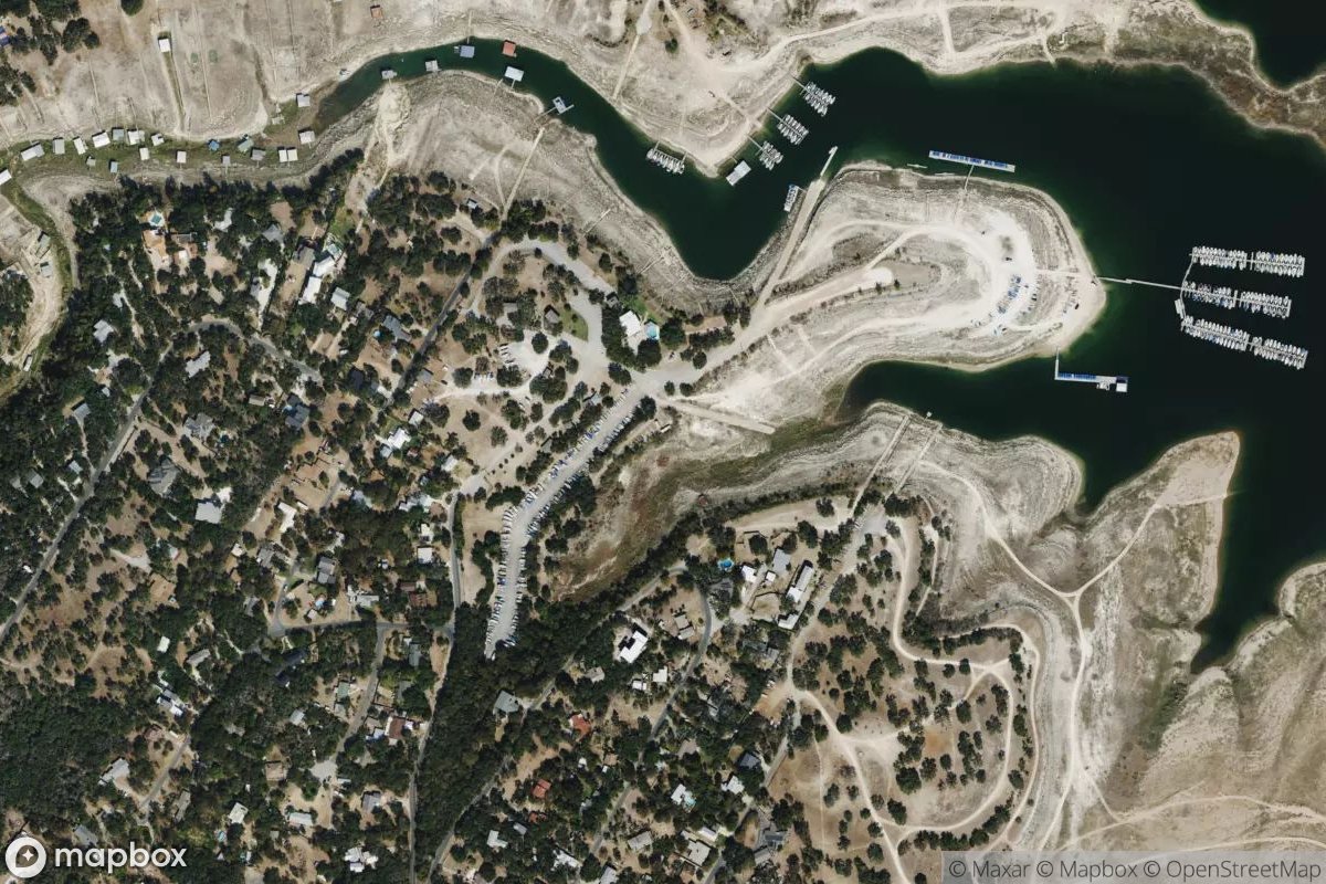 Satellite view of Austin Yacht Club