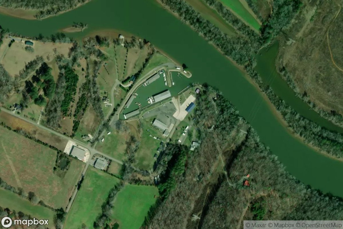 Satellite view of B an B Marina