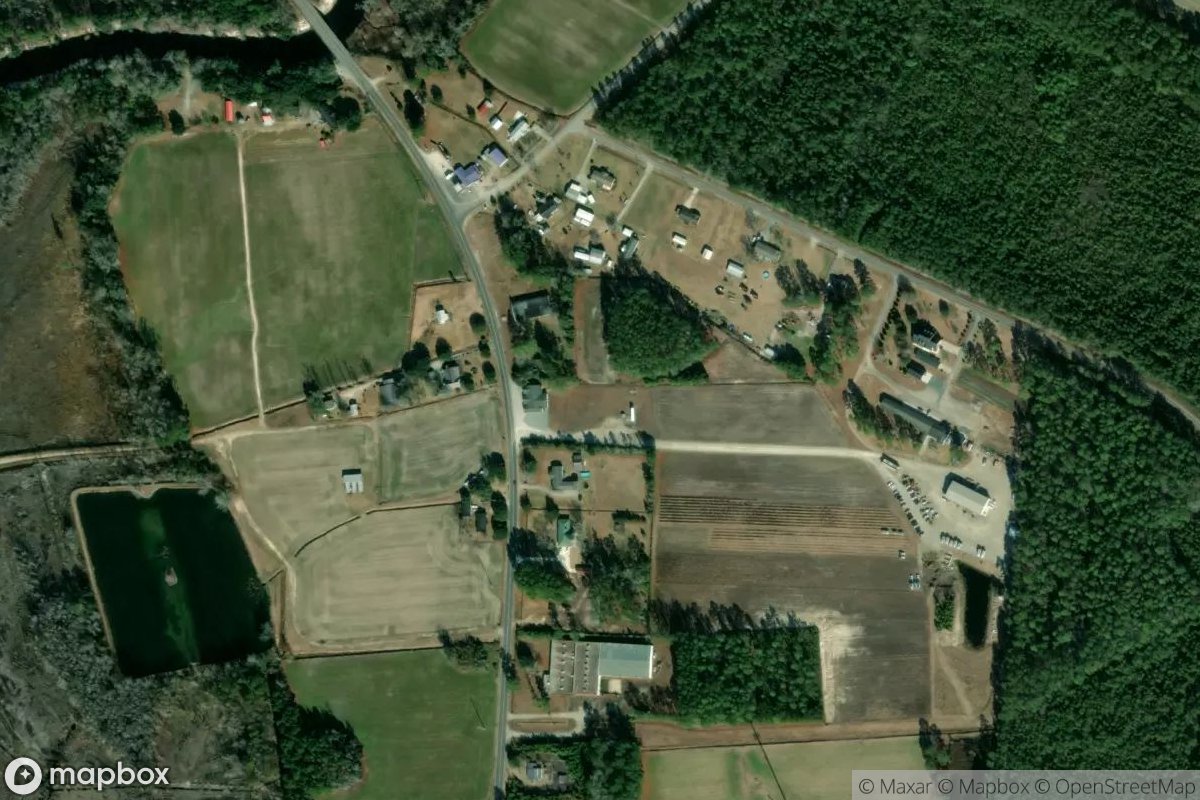 Satellite view of Babson’s Landing Boat Ramp