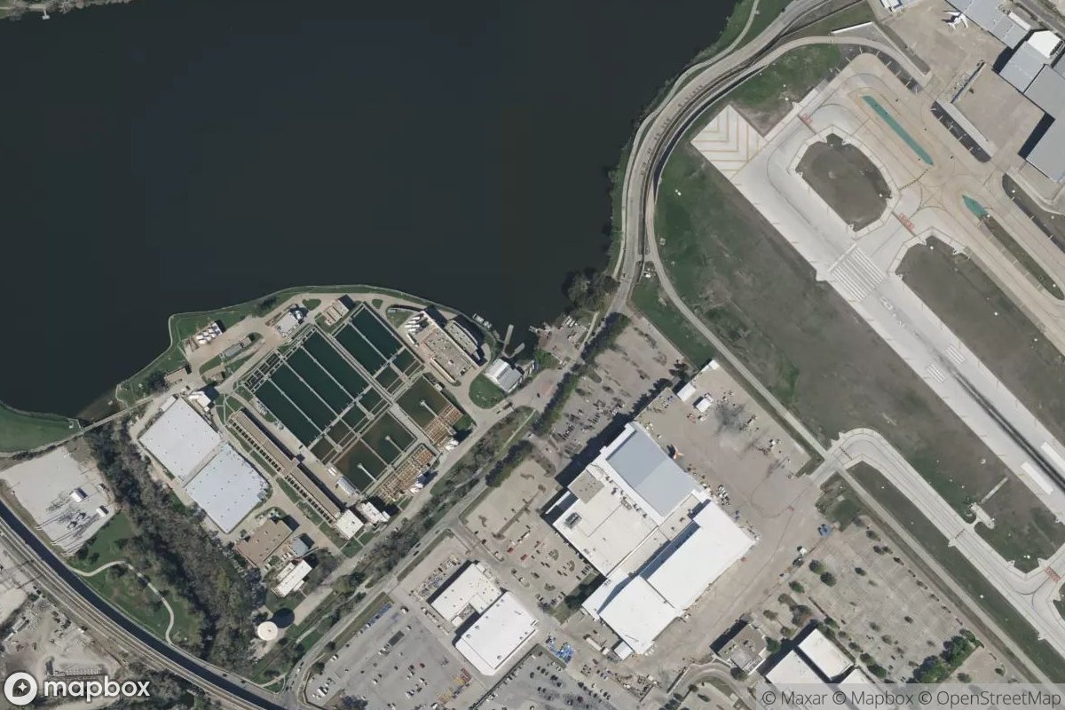 Satellite view of Bachman Lake Marina