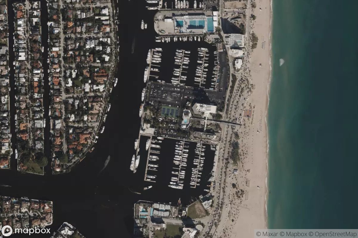 Satellite view of Bahia Mar Resort and Yachting Center