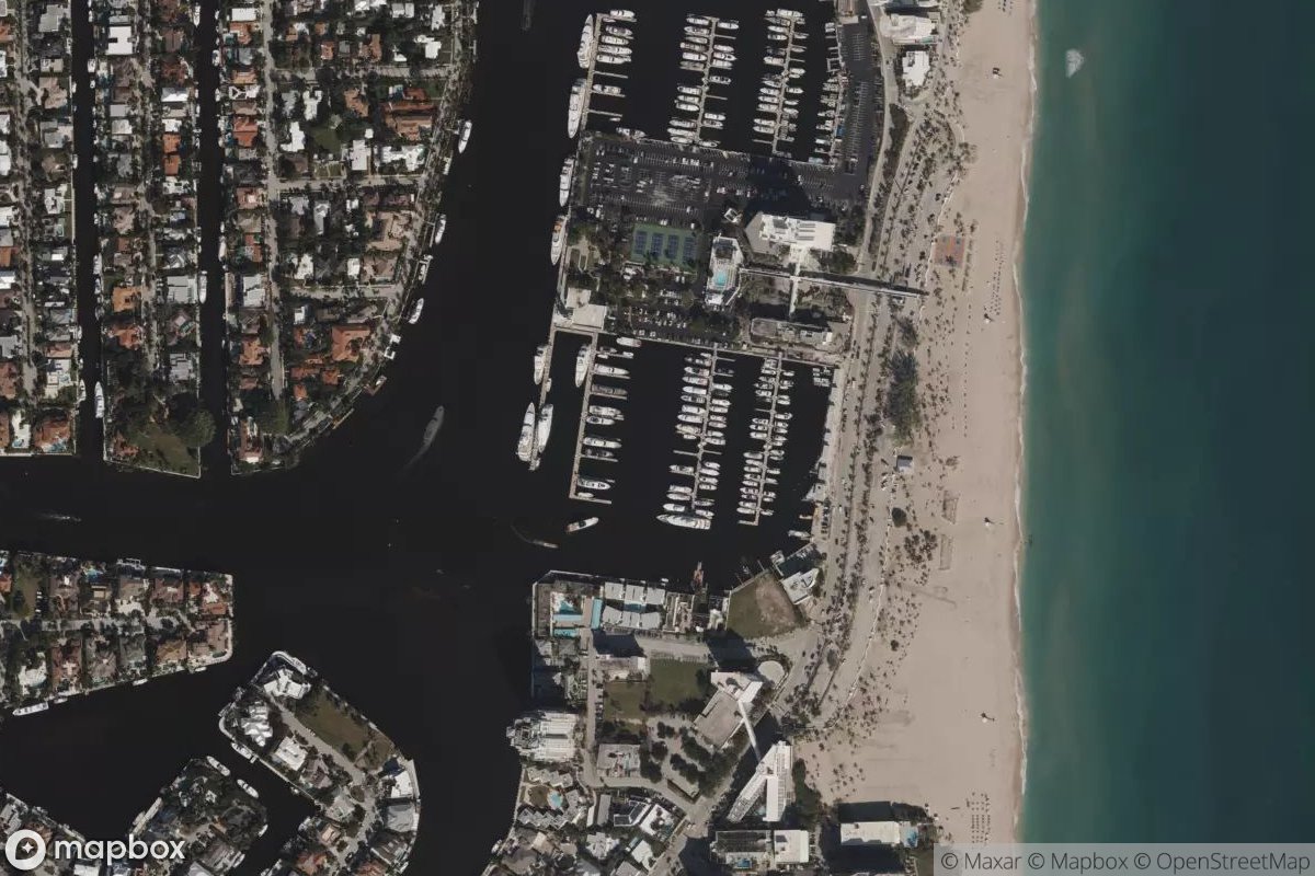 Satellite view of Bahia Mar Resort and Yachting Center