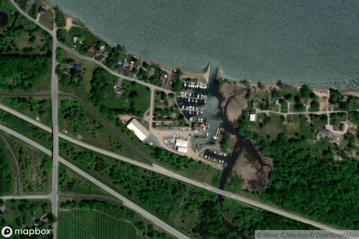 Satellite view of Bald Eagle Marina