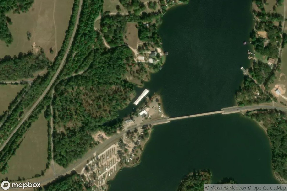 Satellite view of Barefoot Bay Marina
