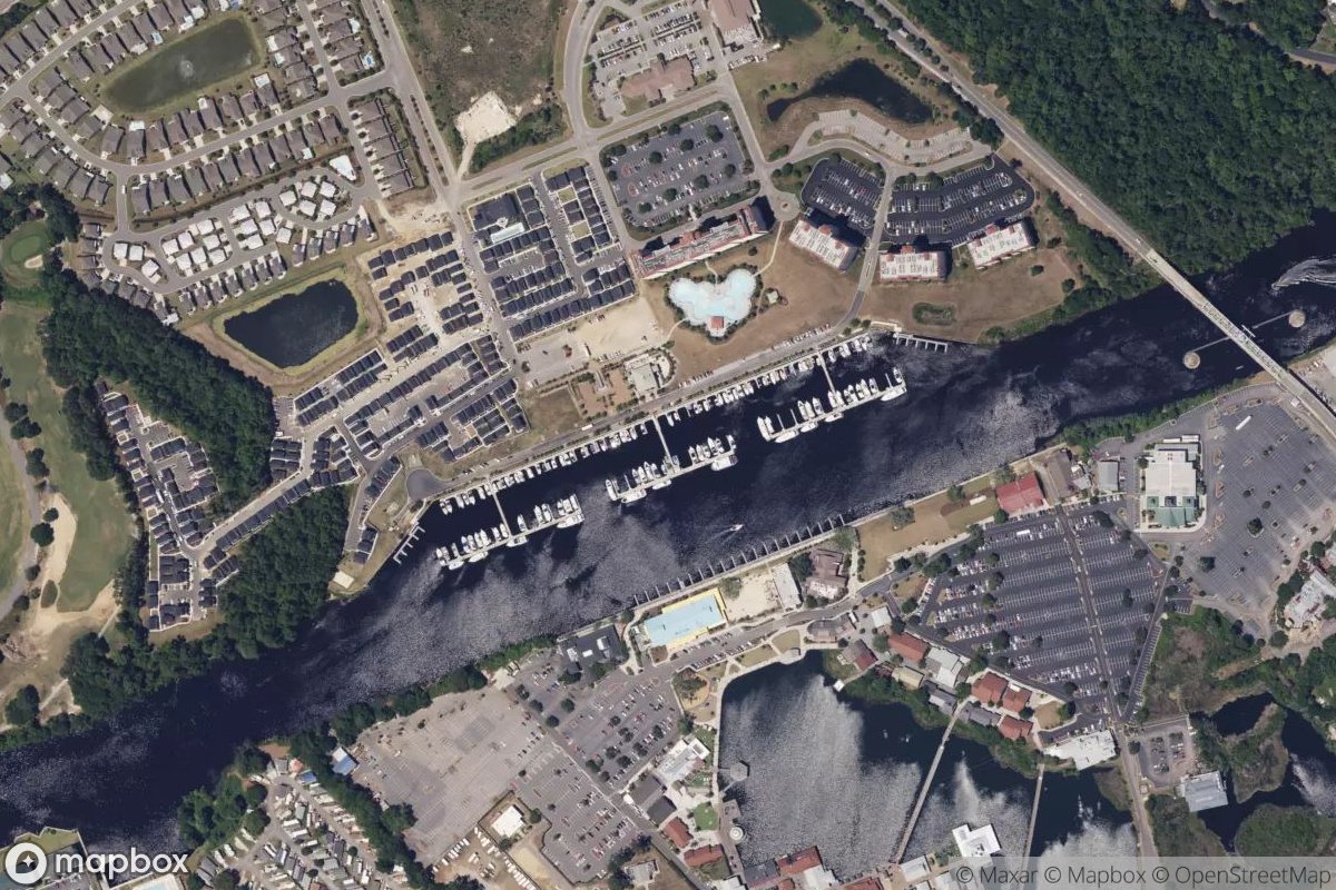 Satellite view of Barefoot Marina