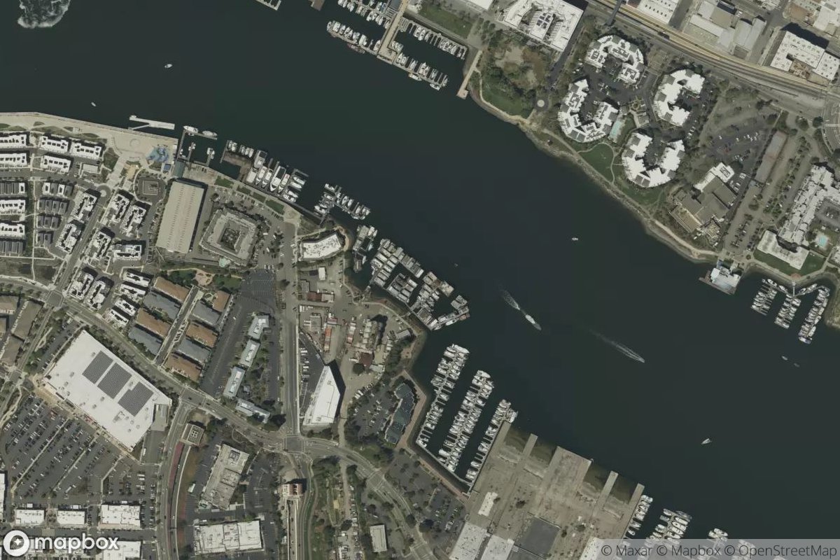Satellite view of Barnhill Marina