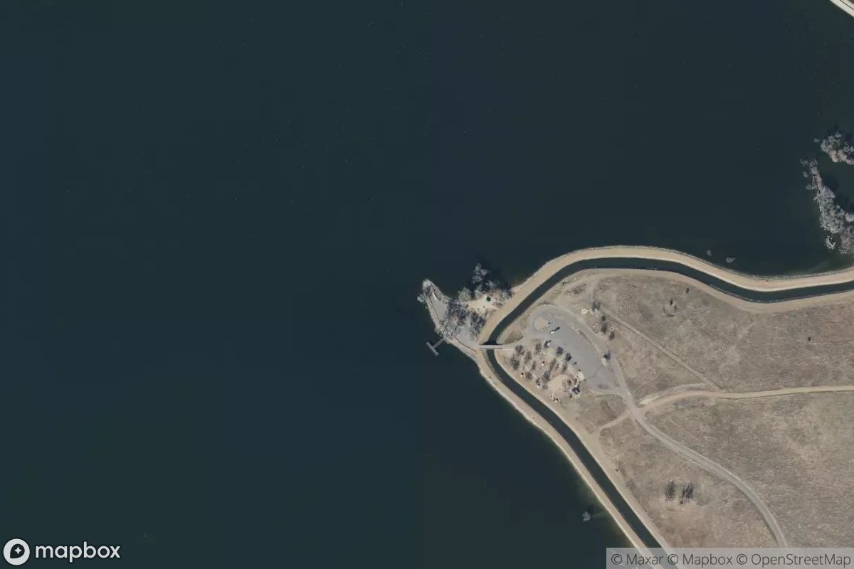 Satellite view of Barr Lake Boat Ramp