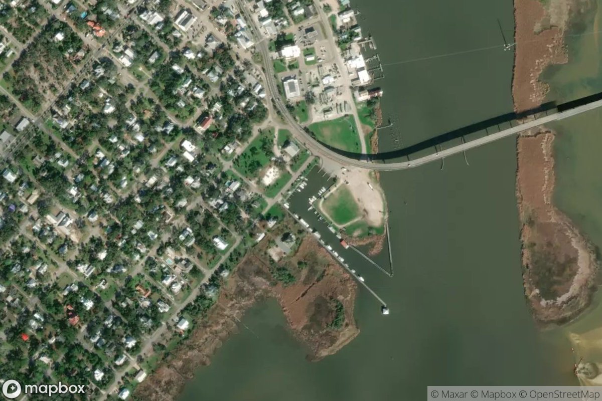 Satellite view of Battery Park Marina