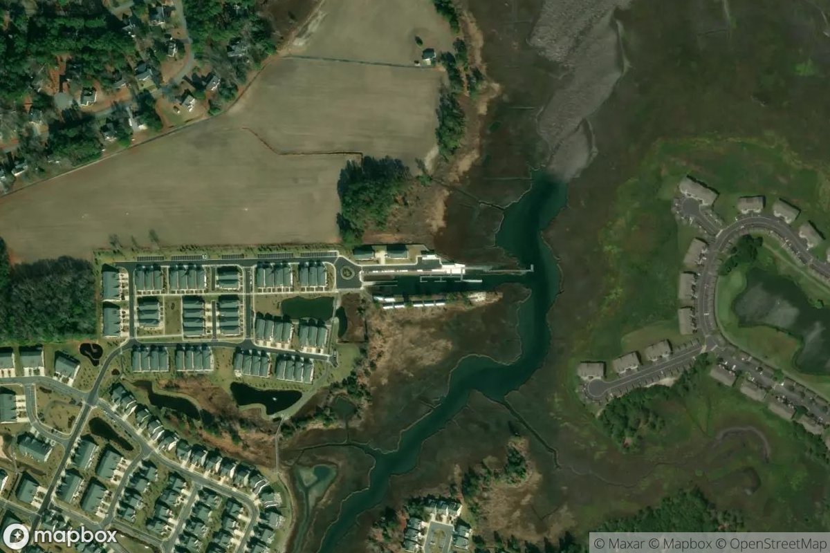 Satellite view of Bay Forest Marina