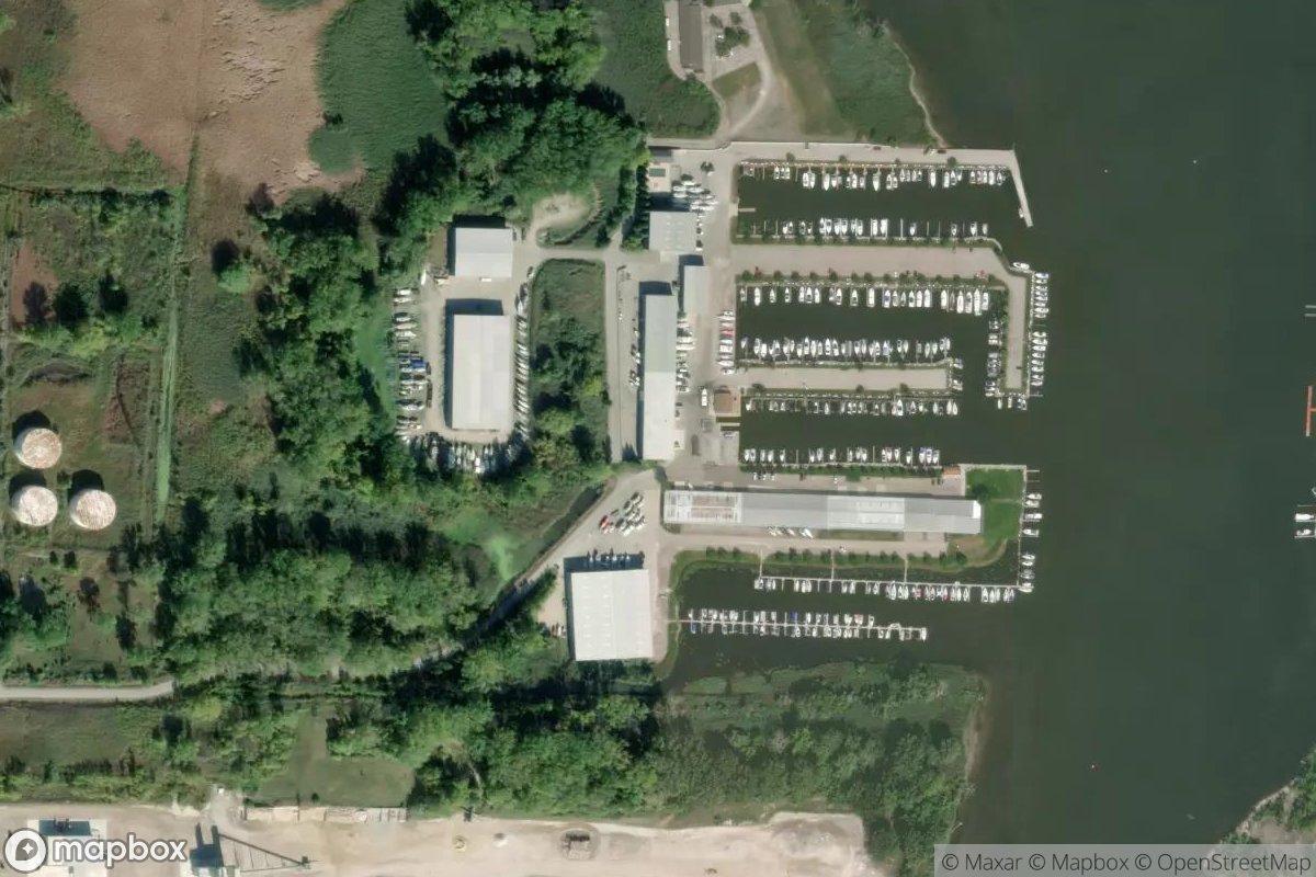Satellite view of Bay Harbor Marina