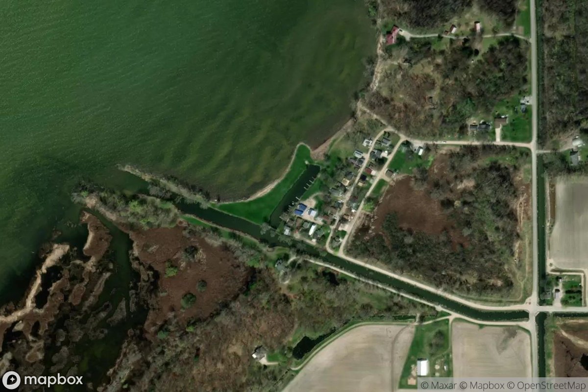 Satellite view of Bay Park Marina
