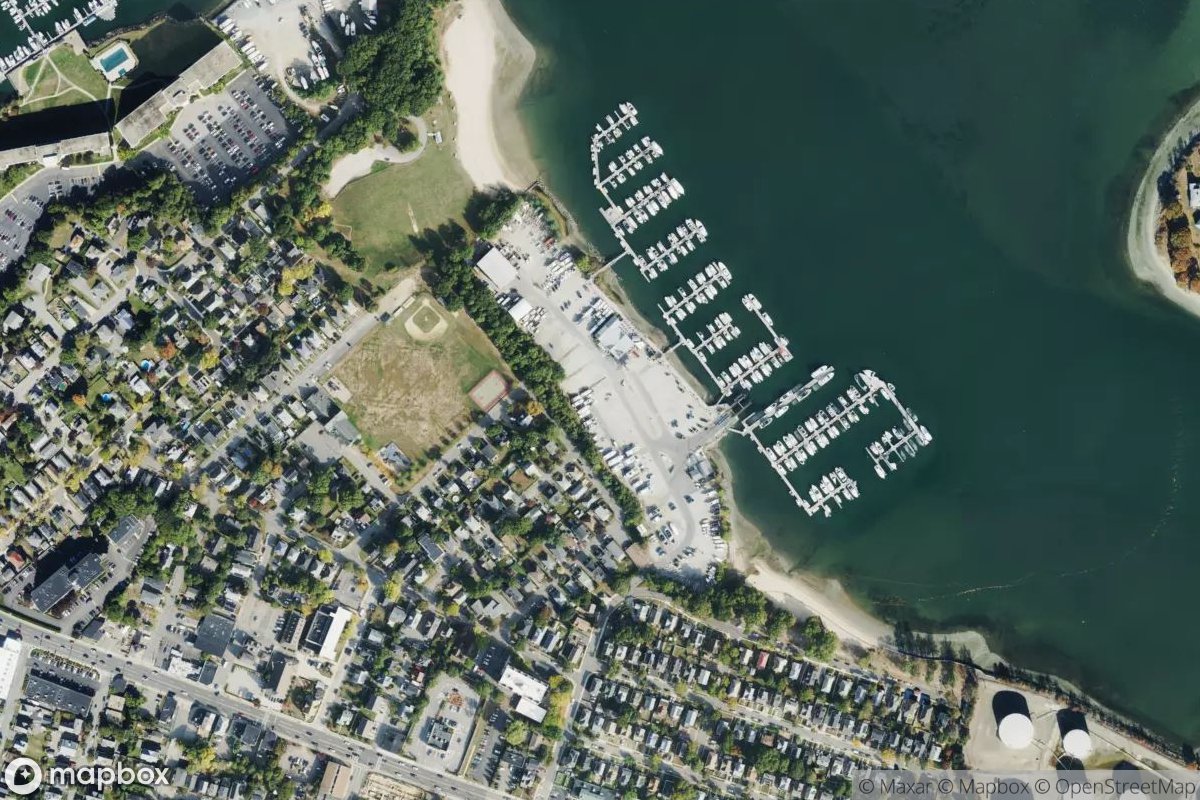 Satellite view of Bay Pointe Marina