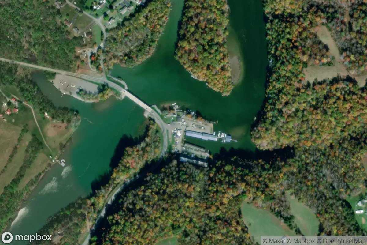 Satellite view of Bay Rock Marina