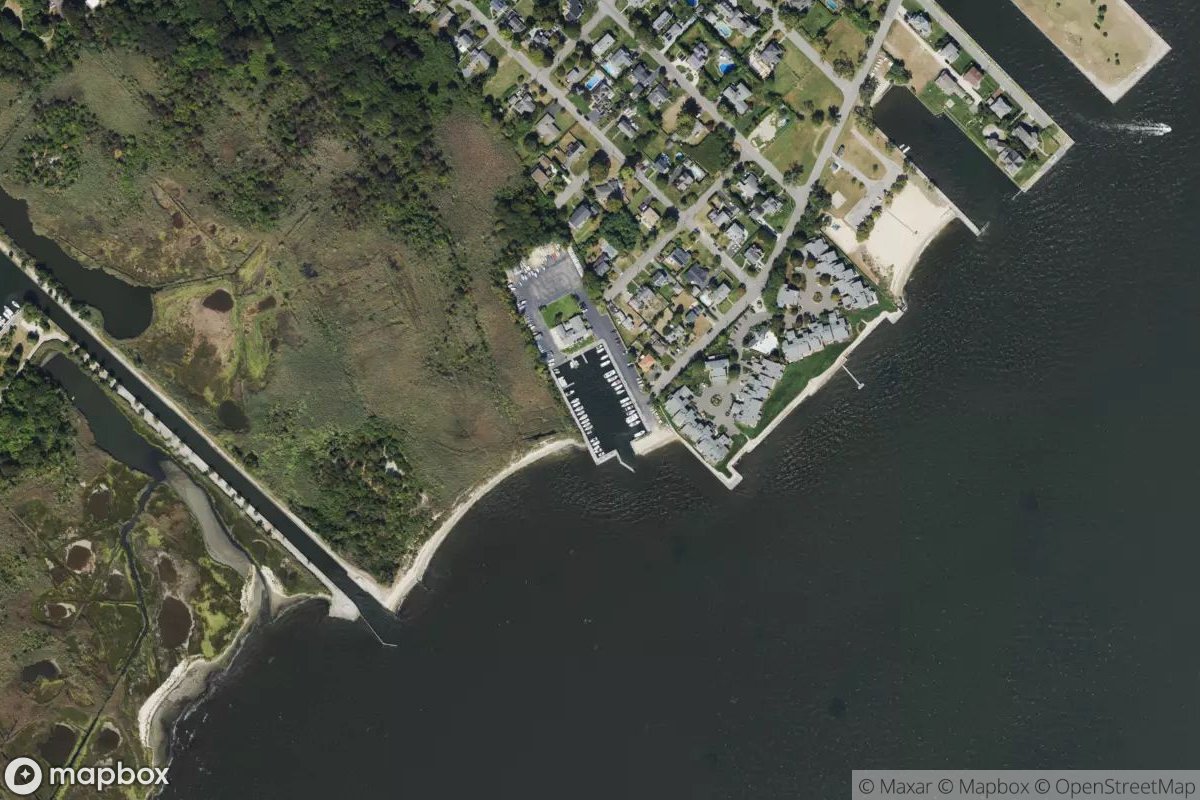 Satellite view of Bay Shore Yacht Club