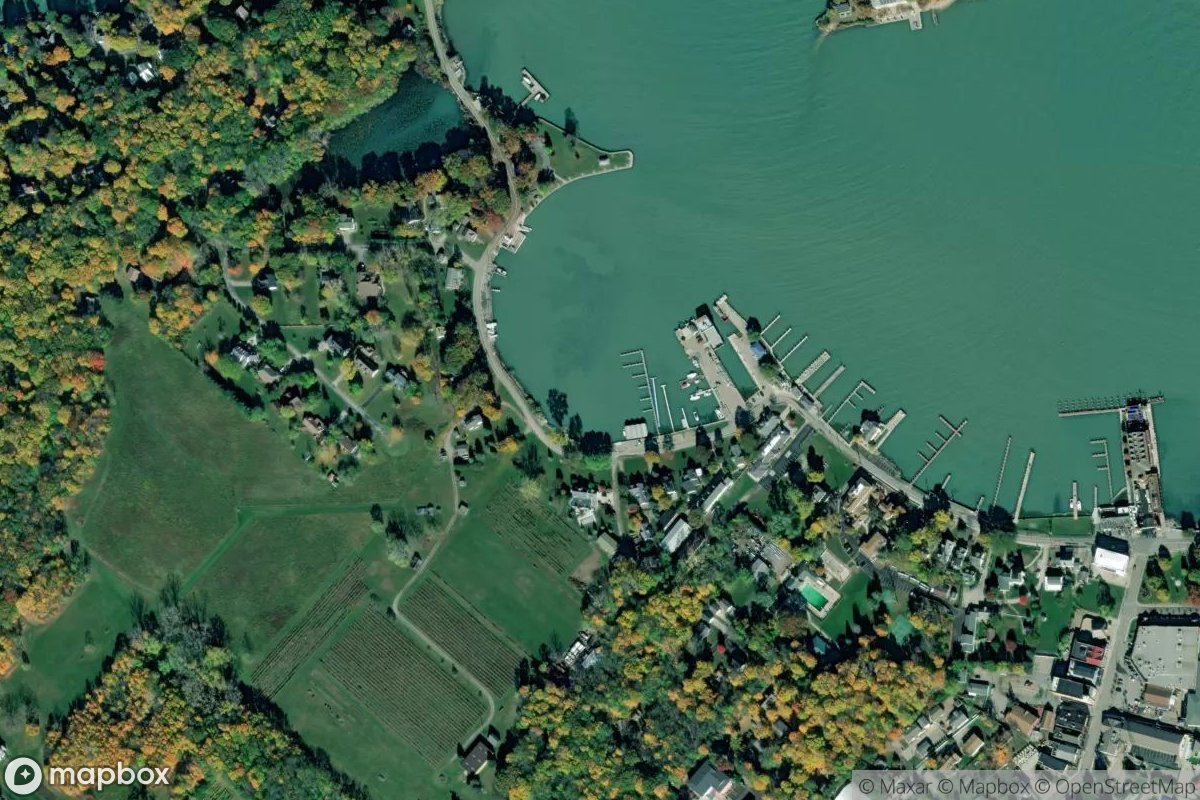 Satellite view of Bay View Yacht Club