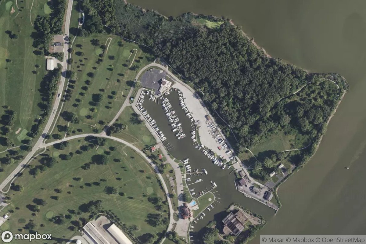 Satellite view of Bay View Yacht Club