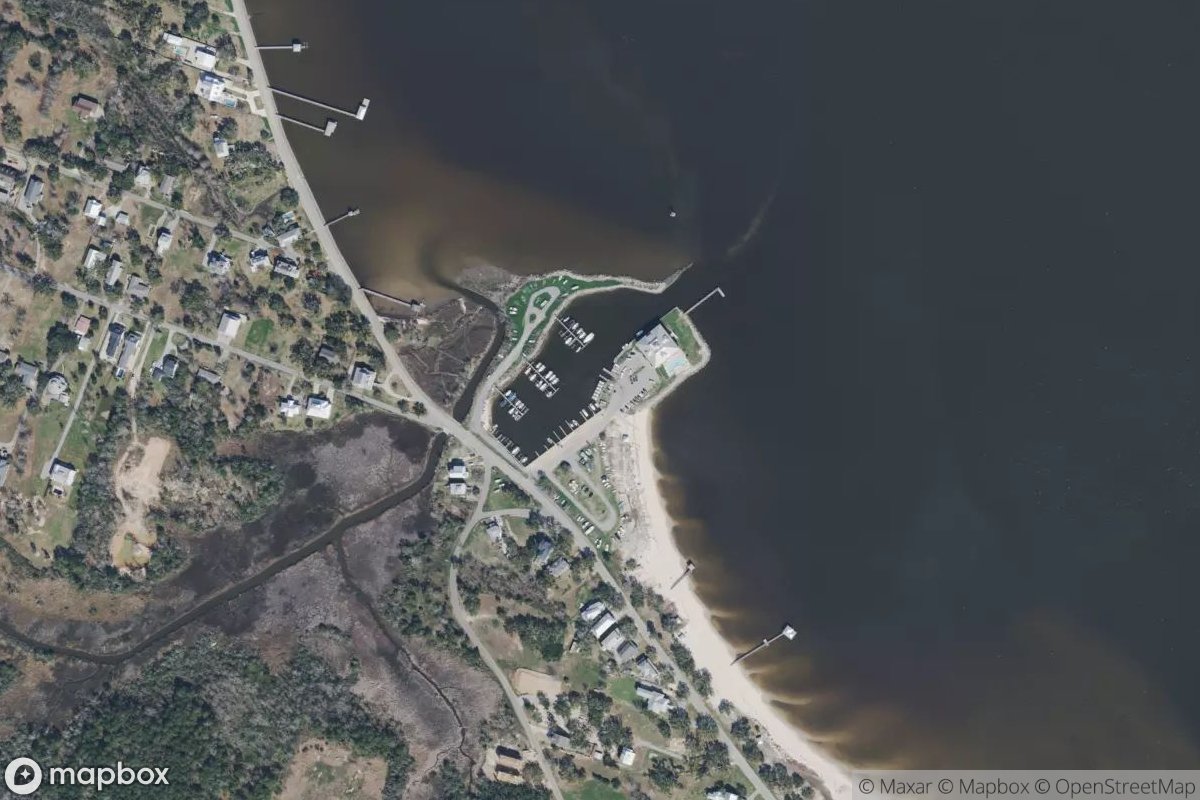 Satellite view of Bay-Waveland Yacht Club