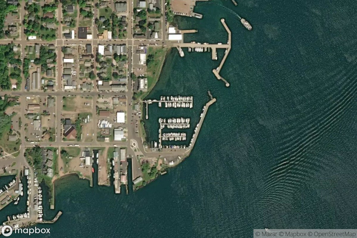 Satellite view of Bayfield Marina