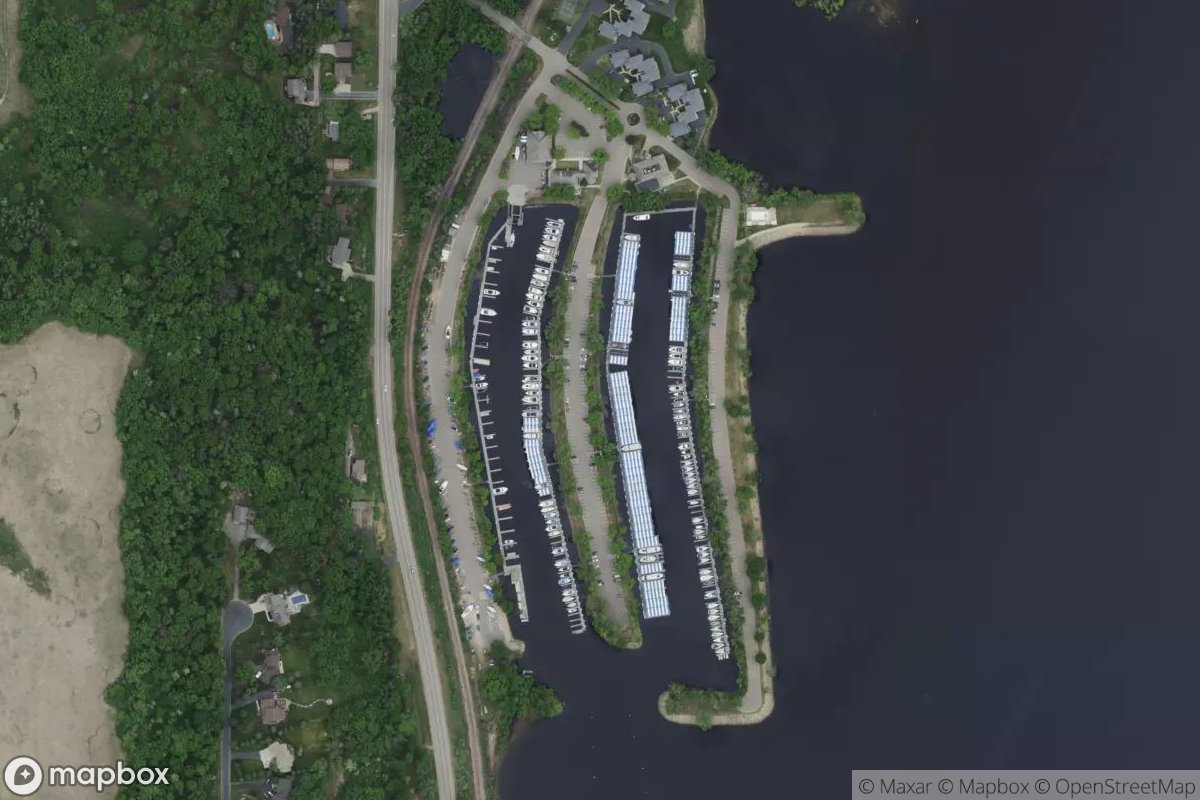 Satellite view of Bayport Marina
