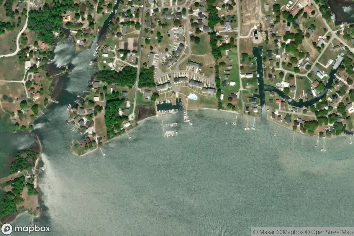 Satellite view of Bayshore Marina