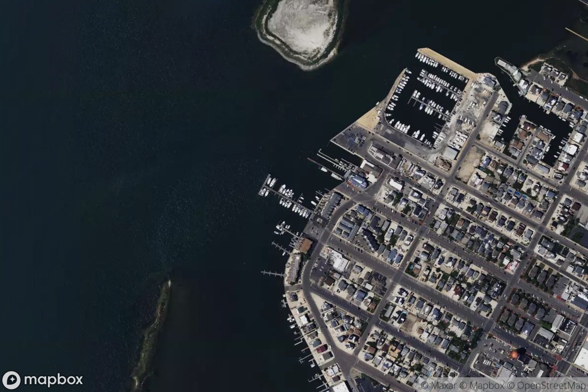 Satellite view of Beach Haven Yacht Club Marina