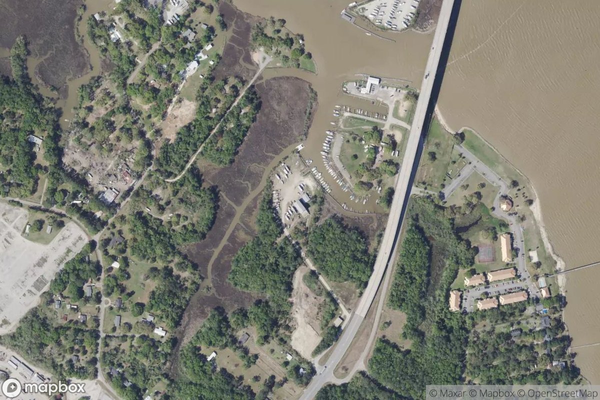 Satellite view of Beachcomber Marina & Dry Dock