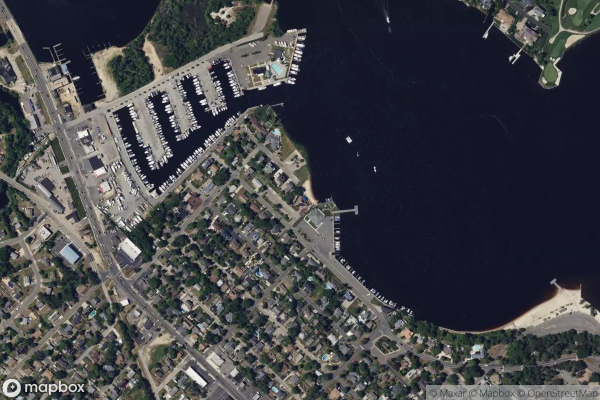 Satellite view of Beachwood Yacht Club