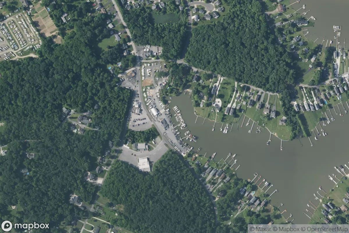 Satellite view of Beacon Light Marina